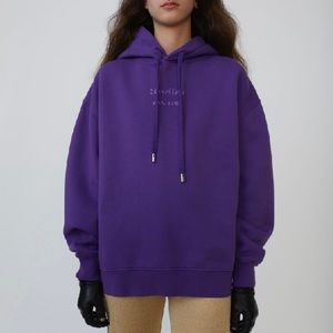Acne Studios Broken-logo hoodie